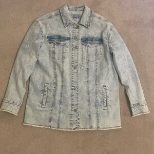Maurices Faded Blue Denim Jacket